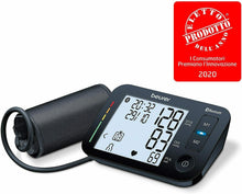 Carica l'immagine nel visualizzatore di Gallery, Misuratore digitale per pressione sanguigna da braccio, Display LCD XL Bluetooth