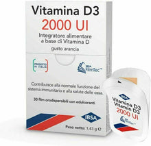Carica l'immagine nel visualizzatore di Gallery, Vitamina D3 IBSA 2000 UI - 30 Film Orodispersibili