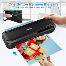Carica l'immagine nel visualizzatore di Gallery, Plastificatrice laminatrice a caldo e freddo per formati A4 A5 A6, 220 mm/min