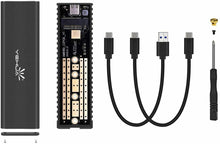 Carica l'immagine nel visualizzatore di Gallery, Yehua M.2 NVME SSD adattatore USB 3.1 Gen 2 a PCI-e m-Key Solid State...