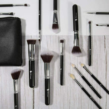 Carica l'immagine nel visualizzatore di Gallery, DUcare Pennelli Make Up Set 15Pcs Trucco Professionali 15pcs nero