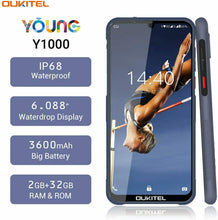 Carica l'immagine nel visualizzatore di Gallery, OUKITEL Smartphone robusto, Y1000 6.08 '' IP68 impermeabile 3600mAh Purple