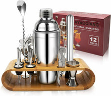Carica l'immagine nel visualizzatore di Gallery, AYAOQIANG Set Cocktail 12 Pezzi, Kit da Barman in Acciaio Inox, Cocktail...