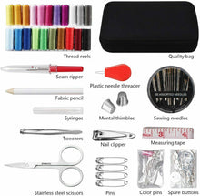 Carica l'immagine nel visualizzatore di Gallery, Kit completo per cucito da viaggio, Set per cucire con vari accessori e colori