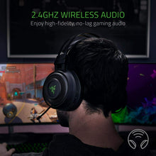 Carica l'immagine nel visualizzatore di Gallery, Razer Nari Wireless Gaming Headset, Cuffie da Gioco Senza Fili dal Comfort Ottim