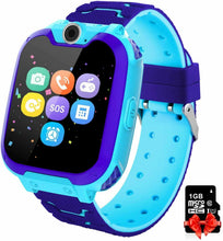 Carica l'immagine nel visualizzatore di Gallery, PTHTECHUS Orologio Intelligente Bambini con 7 Giochi - Musica MP3 X6-Blue
