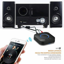 Carica l'immagine nel visualizzatore di Gallery, Ricevitore Bluetooth 5.0, Audio Hi-Fi connessione AUX Jack 3.5 mm e RCA, Stereo