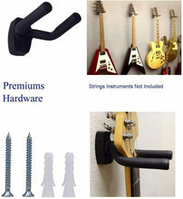 Carica l'immagine nel visualizzatore di Gallery, 2 x Ganci Appendi Chitarra per Montaggio a parete, per Chitarra Elettrica, ecc…