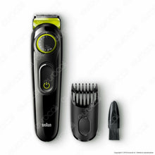 Carica l'immagine nel visualizzatore di Gallery, Braun Regolabarba BT3021 Rasoio Elettrico per Barba e Capelli senza Fili