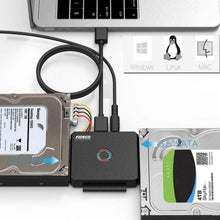 Carica l'immagine nel visualizzatore di Gallery, FIDECO USB 3.0 a IDE e SATA Converter Hard Drive Adattatore per 2,5" e...