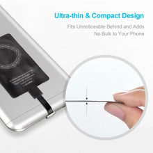 Carica l'immagine nel visualizzatore di Gallery, CHOETECH - Ricevitore di Carica Wireless USB C, Universale, Tipo Qi,...