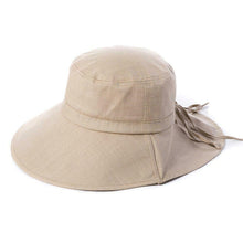 Carica l'immagine nel visualizzatore di Gallery, SIGGI Donna Estate Cappello Da Sole Tesa Largo Di Cotone Upf 50 + 1005_Kaki