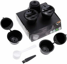 Carica l'immagine nel visualizzatore di Gallery, 5 x Capsule ricaricabili compatibili per Dolce Gusto Kit con dosatore + spazzola