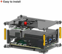 Carica l'immagine nel visualizzatore di Gallery, Freenove Starter Kit for Raspberry Pi 4 B, Acrylic Protective Case,...