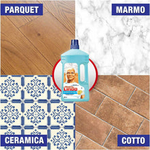 Carica l'immagine nel visualizzatore di Gallery, 6 x Flaconi di detersivo per pavimenti Mastrolindo, Per superfici delicate