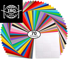 Carica l'immagine nel visualizzatore di Gallery, Fogli in Vinile, Ohuhu 70 Adesivi Permanenti Set di Vinile con...