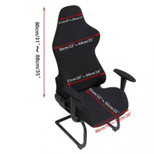 Carica l'immagine nel visualizzatore di Gallery, BTSKY Nero Elasticizzato Gaming Chair Covers Slipcovers – Sedia da Ufficio...