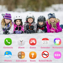 Carica l'immagine nel visualizzatore di Gallery, INIUPO Smartwatch per bambini ragazze Gioco telefono Smart Watch Rosa