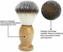 Carica l'immagine nel visualizzatore di Gallery, Wskderliner Set di pennelli da barba Rasatura Kit degli uomini con setole...