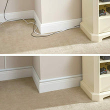 Carica l'immagine nel visualizzatore di Gallery, Canaline passa cavi per impianti elettrici con attacchi per angoli 2 x 1m Bianco