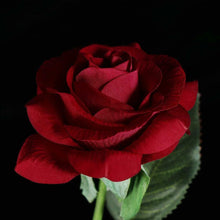 Carica l'immagine nel visualizzatore di Gallery, LEDMOMO Rosa di seta con luce a LED in cupola vetro su base legno per...