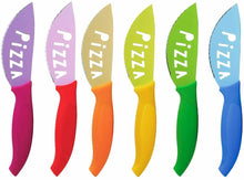 Carica l'immagine nel visualizzatore di Gallery, Excelsa Passione Color Set 6 Coltelli Pizza, Acciaio Inossidabile,...