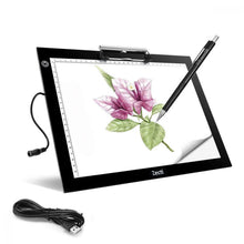 Carica l'immagine nel visualizzatore di Gallery, Zecti Tavoletta Luminosa A4 Ultra Sottile 4mm 6 Registrabile Livelli di...