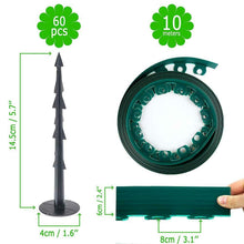 Carica l'immagine nel visualizzatore di Gallery, Bordura per aiuole Verde | Chrispol System | lunghezza 10 10 metri,