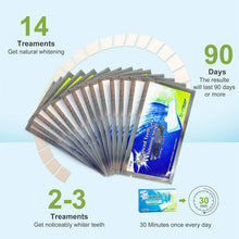 Carica l'immagine nel visualizzatore di Gallery, 28 x Strisce sbiancanti per rimozione macchie per denti, Strisce Sbiancamento