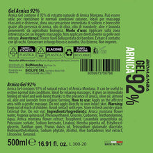 Carica l'immagine nel visualizzatore di Gallery, Bidmamba Gel Arnica Per Cavalli Uso Umano 92% 500ml | 500ml,