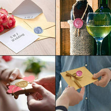 Carica l'immagine nel visualizzatore di Gallery, Set per sigilli in cera lacca per lettere e libri , Kit completo con 3 colori