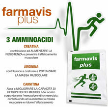 Carica l'immagine nel visualizzatore di Gallery, Farmac, MAGNESIO e POTASSIO, con CREATINA, ARGININA e CARNITINA, 20 bustine|...