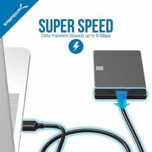 Carica l'immagine nel visualizzatore di Gallery, Adattatore da USB 3.0 a SSD/SATA HD 2,5 pollici, ottimizzato per SSD, UASP SATA