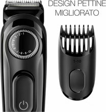 Carica l'immagine nel visualizzatore di Gallery, Regolabarba Braun BeardTrimmer BT3020, Tagliabarba a Batterie