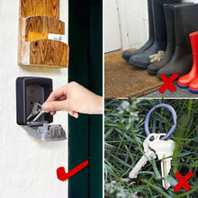 Carica l'immagine nel visualizzatore di Gallery, Cassetta di sicurezza da parete per chiavi con combinazione a codice