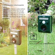 Carica l'immagine nel visualizzatore di Gallery, Repellente per gatti a batterie Scaccia Cani Volpe con Batterie ricaricabili