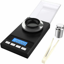 Carica l'immagine nel visualizzatore di Gallery, Bilancia di Precisione leggera digitale con sensibilità da 0.001g, Display LCD