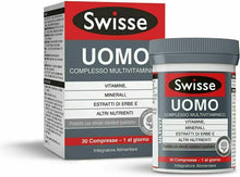 Carica l'immagine nel visualizzatore di Gallery, Swisse Uomo Multivitaminico, Integratore Alimentare Multi-nutriente per...