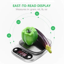 Carica l'immagine nel visualizzatore di Gallery, Bilancia da Cucina, 10Kg/1g Elettronica Digitale Alta Precisione Misurazione...