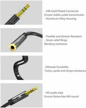 Carica l'immagine nel visualizzatore di Gallery, Sdoppiatore per cuffie e microfono, Adattatore splitter attacco jack 3.5 mm 3pin