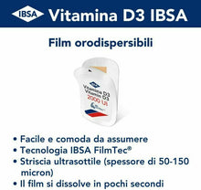 Carica l'immagine nel visualizzatore di Gallery, Vitamina D3 IBSA 2000 UI - 30 Film Orodispersibili