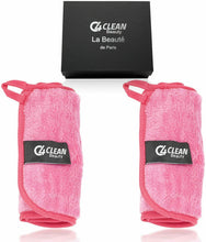 Carica l'immagine nel visualizzatore di Gallery, 4Clean Make Up - Salviette struccanti in microfibra, lavabili, 2 pezzi, rosa.