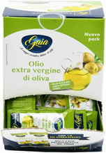Carica l'immagine nel visualizzatore di Gallery, 102 x Bustine di olio extra vergine di oliva da 10 ml, Bustine monodose Gaia