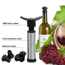 Carica l'immagine nel visualizzatore di Gallery, Senhai Pompa per Vino con 15 Tappi Bottiglie di Vino, Salvaschermo...