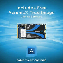 Carica l'immagine nel visualizzatore di Gallery, Sabrent SSD Interno PCIe NVMe M.2 2242 512GB Rocket Senza DRAM a Basso