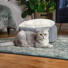 Carica l'immagine nel visualizzatore di Gallery, Bedsure Cuccia Gatto Chiusa Interno - Nicchia per Gatti Morbido 2+1 Grigio