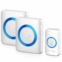 Carica l'immagine nel visualizzatore di Gallery, 2x Campanelli Wireless Impermeabile, 52 Suonerie, Indicatori LED, portata 300mt