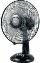 Carica l'immagine nel visualizzatore di Gallery, Ventilatore con diametro da 30 cm da tavolo, 3 velocità, Inclinazione regolabile