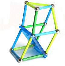 Carica l'immagine nel visualizzatore di Gallery, Set di costruzioni magnetiche Geomag, 35 pezzi tra sfere e barrette, Magneti