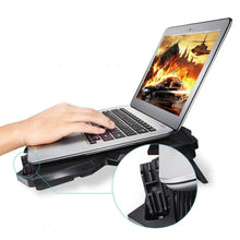 Carica l'immagine nel visualizzatore di Gallery, Base di raffreddamento per Computer portatile, Laptop, a 4 ventole con Supporto